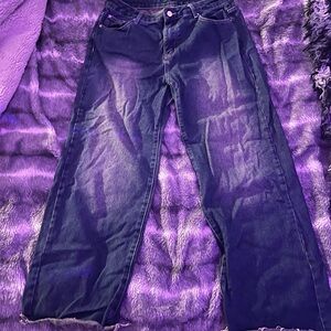 Dark Wash Baggy Jeans